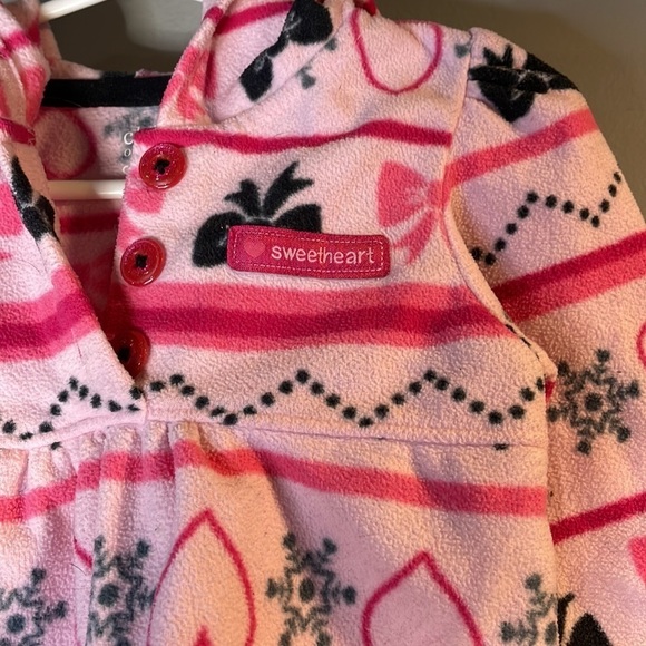 Pink Fleece Pull Over - Picture 3 of 9
